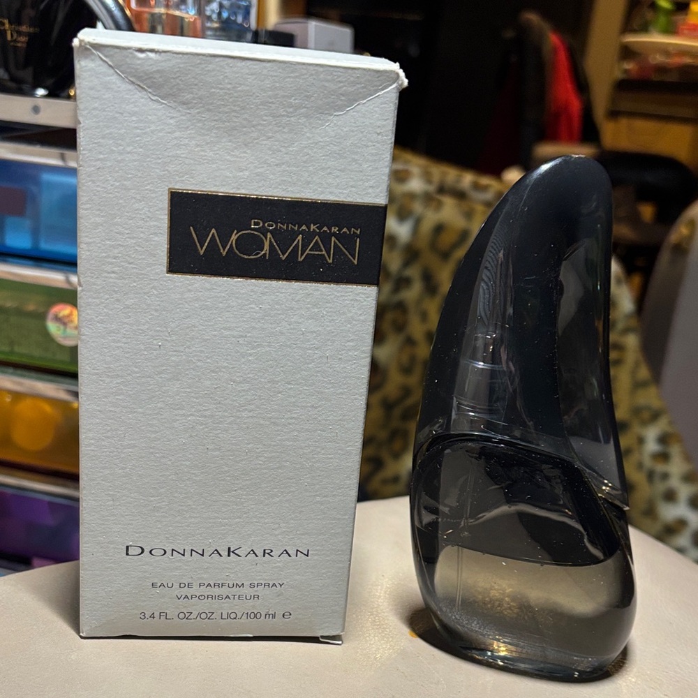 Donna Karan 'Woman' 100ml EDP Spray.  Level is at 60% left.  Very rare & disc.!